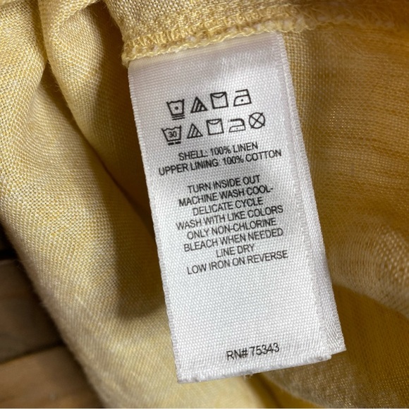 Cynthia Rowley pastel color blocked 100% LINEN cool airy mini sundress SZ-Small - Picture 7 of 8